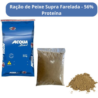 Ração Peixe Alevinos Crescimento Farelada 56% Proteína à granel - Até 5kg em Oferta na Shopee