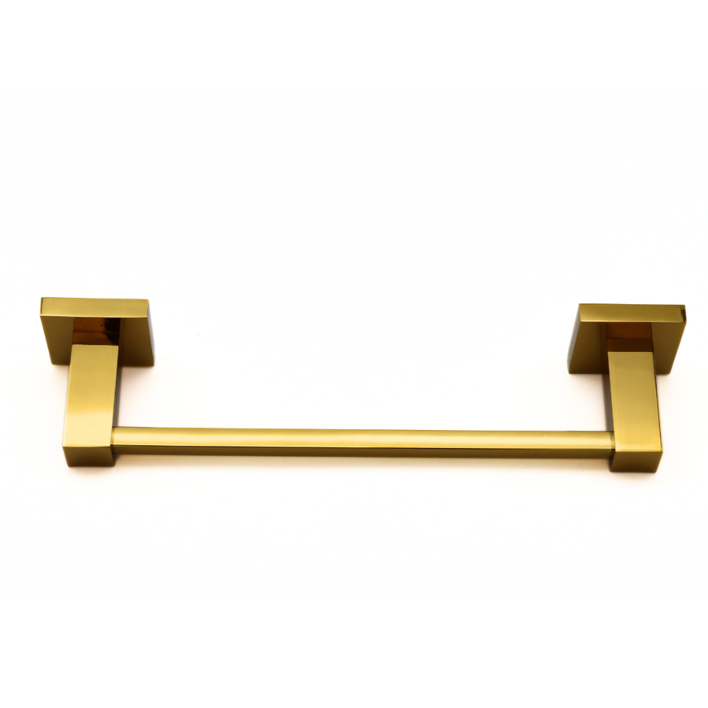Porta Toalha De Rosto Barra 30 Cm DOURADO Metal para Banheiros em Oferta na Shopee