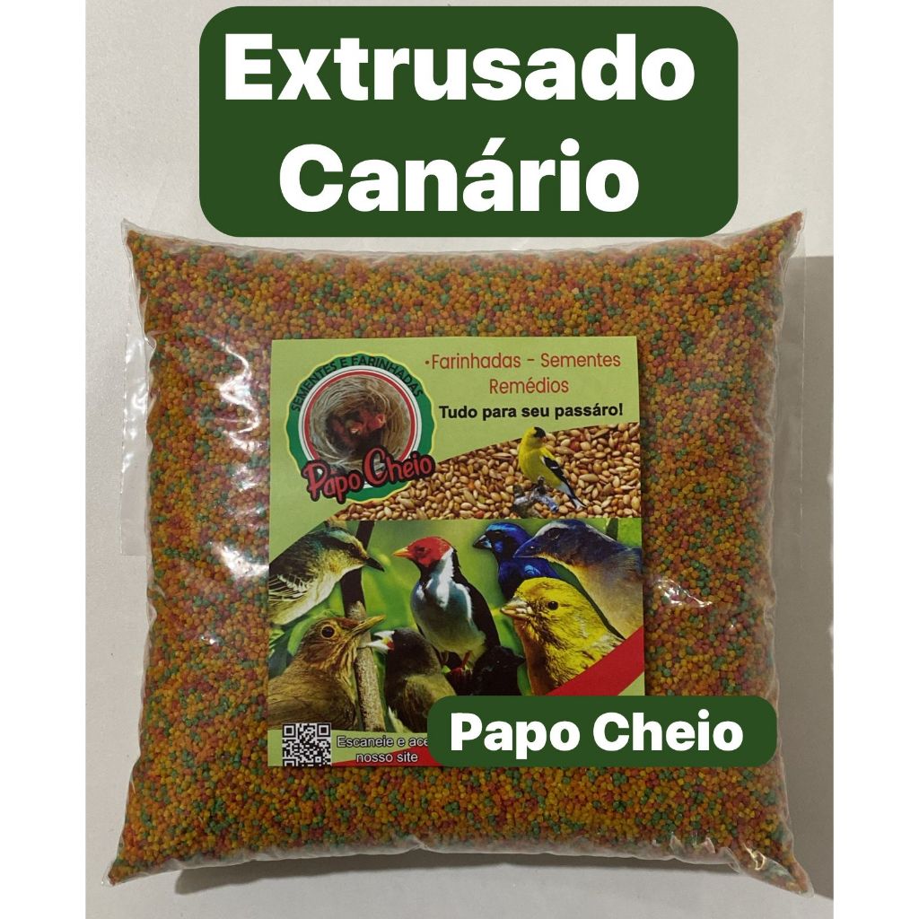 Extrusado Canário à granel 5kg em Oferta na Shopee