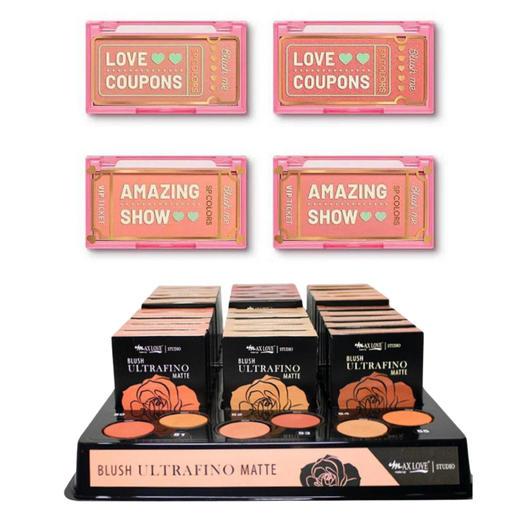 Blush Ultrafino A Prova Dágua E Compacto, Maquiagem Diversas Cores