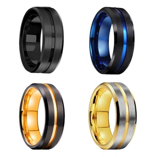 Anel Aço Inoxidavel Titanium Ultra Resistente Elegante Moderno Titânio em Oferta na Shopee