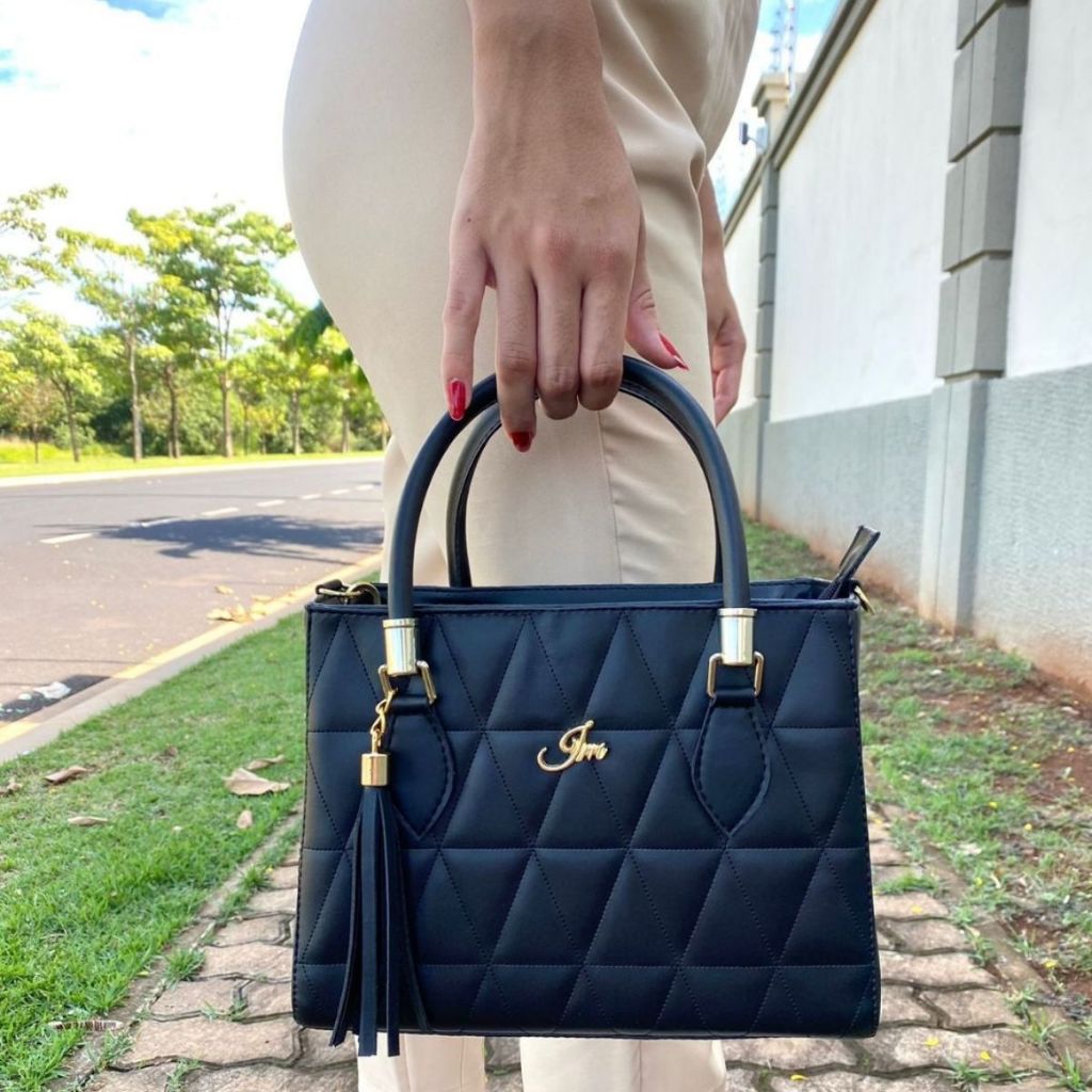 Bolsa Feminina Lorena Média com Alça Transversal Bordado Exclusivo Immateriale em Oferta na Shopee