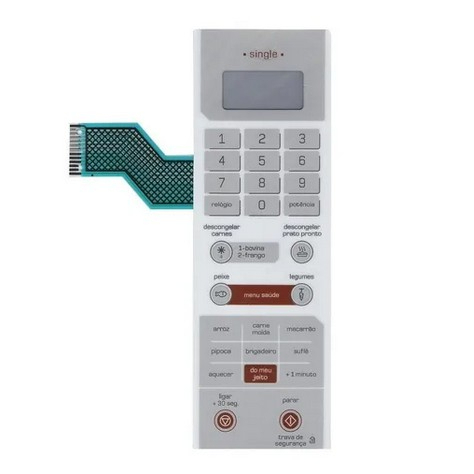 Teclado Membrana para Micro-ondas Brastemp BMS 25