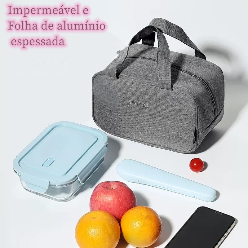 Bolsa Termica Impermeável Para Marmita Portatil Lancheira Térmica - Angelina Shop.