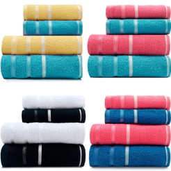 Toalhas 4 Peças Banho + Rosto Marcotex 100% Algodão Pop - BF Casa