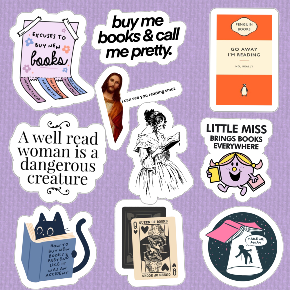 kit stickers adesivos livros livro bookstan kindle fisico