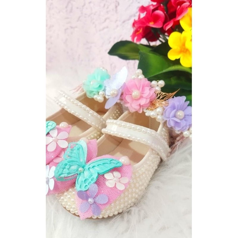 sapatinho e tiara kit sapatinho personalizado jardim encantado