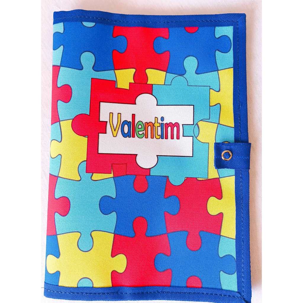 Capa para caderneta vacina  e documentos autista