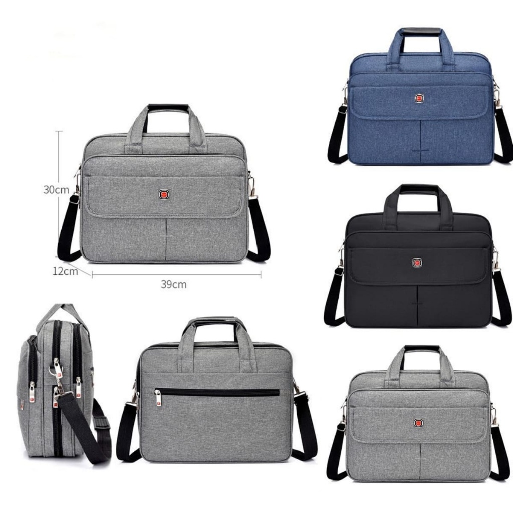 Bolsa pasta transversal alça de mão feminina masculina executiva notebook  livros p/profes...