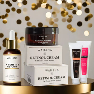 Kit: 2 Retinol Wahana + 1 Sérum Wahana + 2 sabonete liquido off em Oferta na Shopee
