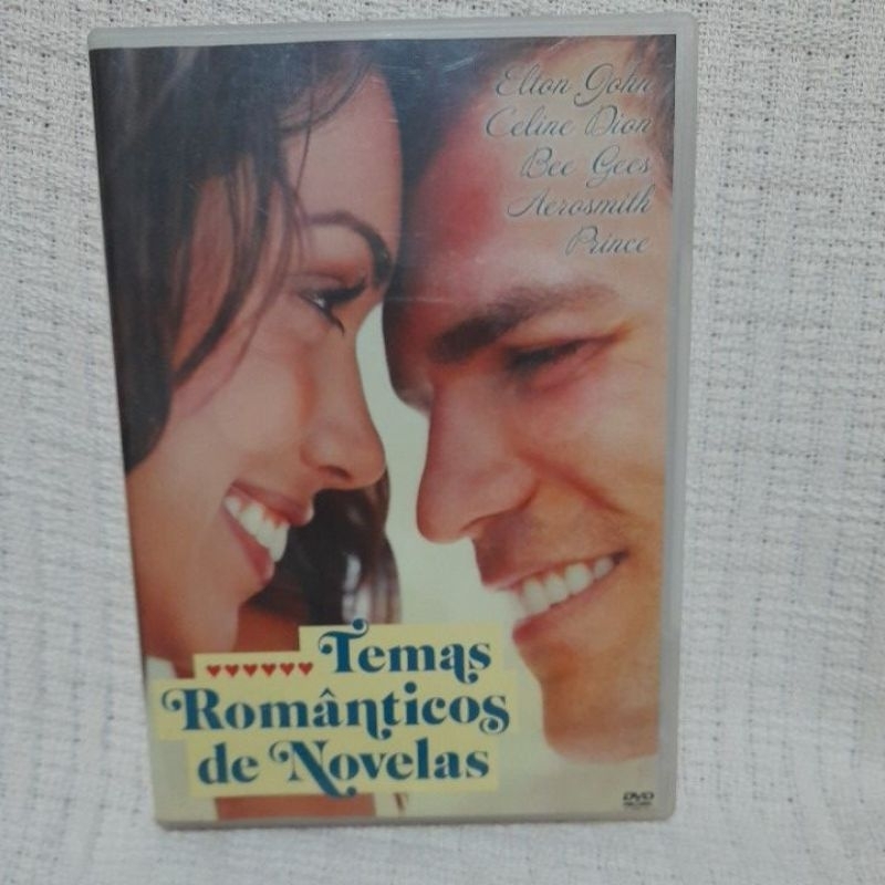 DVD temas românticos de novelas - elton john celine dion bee gees aerosmith tina turner pretenders