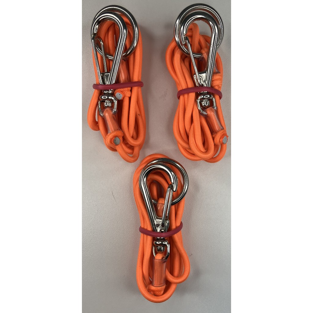 Salva Vara para pesca de 150 cm com 3 unidades, 1 Mosquetão P/ Molinete e Carretilha - TPSF