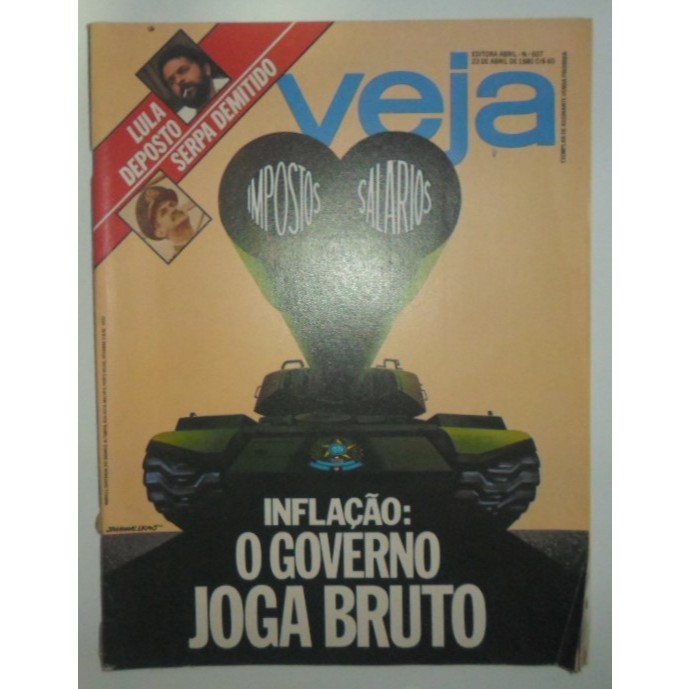 Revista Veja Nº 607 O GOVERNO JOGA BRUTO