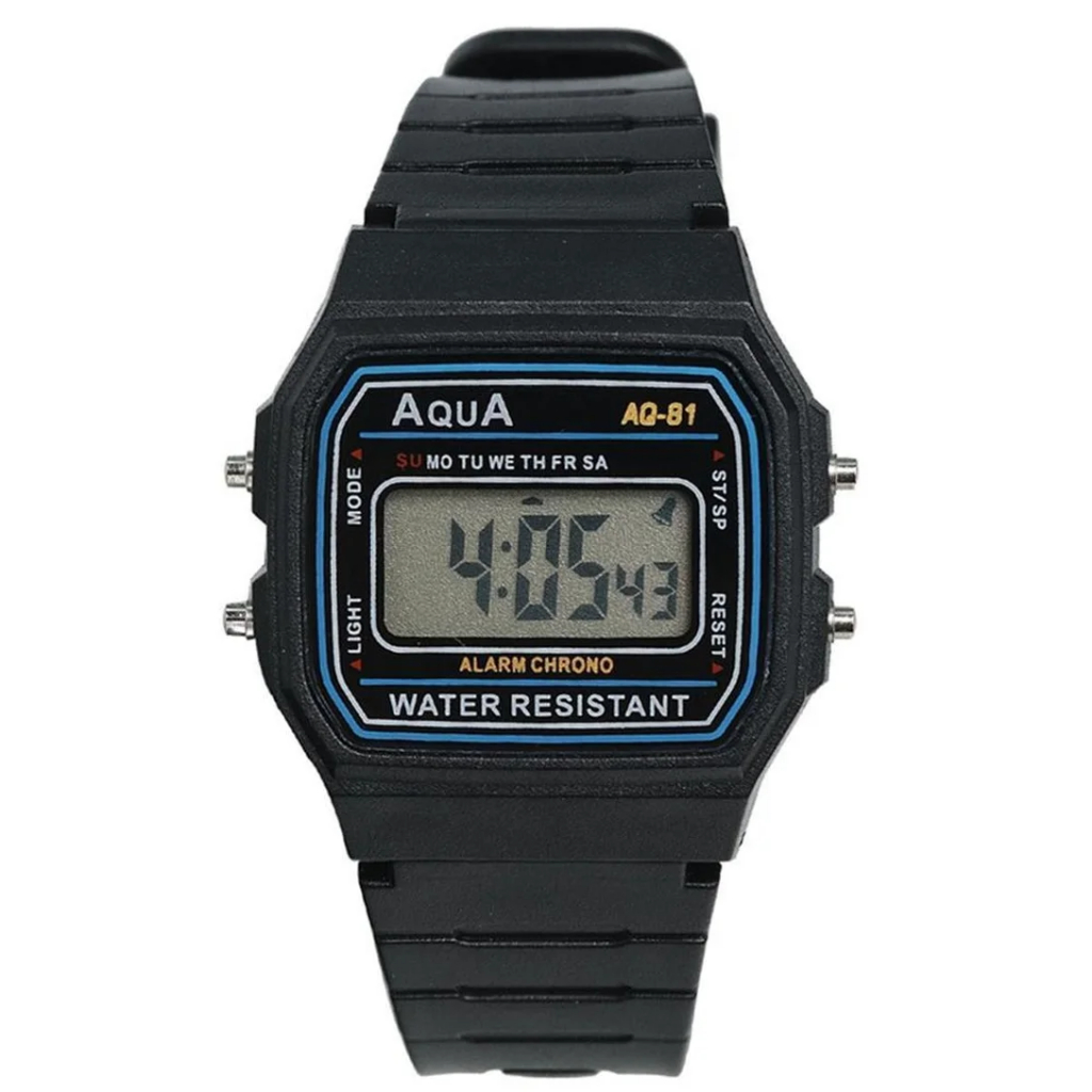 Relógio Masculino Digital Esportivo a Prova D'água Modelo AQ - 81 em Oferta na Shopee