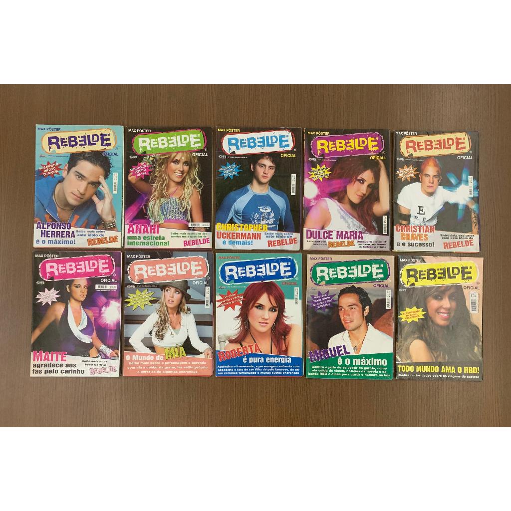 Revista MAX PÔSTER Rebelde Oficial RBD