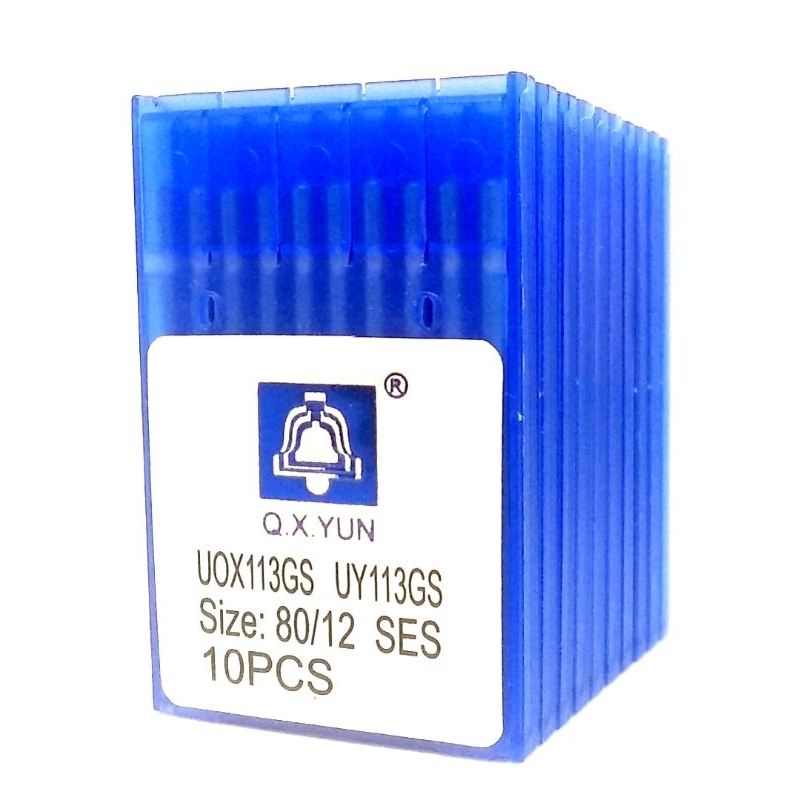 20 Agulhas UOx113GS para Máquina de Costura Elástiqueira Industrial.