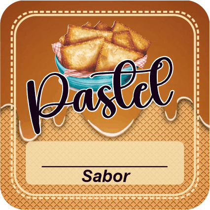 50 100 150 200 UNIDADES ADESIVO ETIQUETA TAG EMBALAGEM QUADRADO 3,5CMX3,5CM PASTEL DELIVERY OU PRESENCIAL MODELO 2 A PROVA DE AGUA  AUTO ADESIVA UNIDADES PARA EMBAGENS CAIXAS SAQUINHO PAPEL TERMICO POTES E POTES DE GELADEIRA