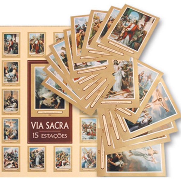 Via-Sacra - 15 estações em Oferta na Shopee