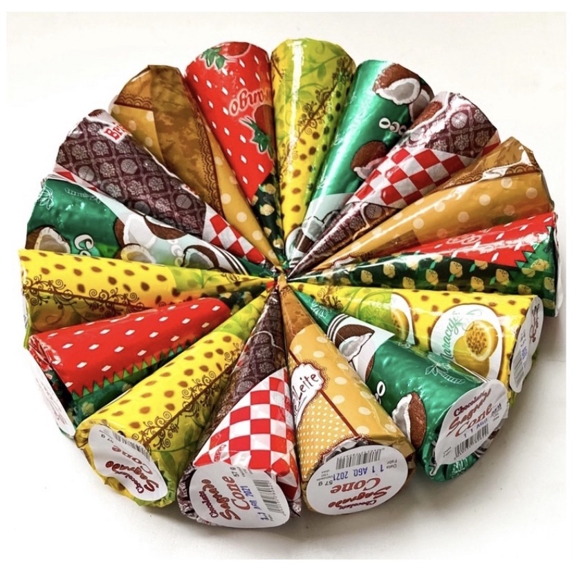 Kit Revenda Cones Trufados 108 Unidades 57g em Oferta na Shopee