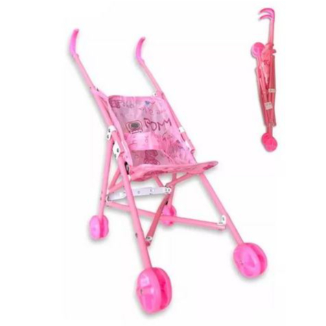 Carrinho De Boneca Bebe Reborn Brinquedo Infantil Passeio de Boneca Brinquedo Menina