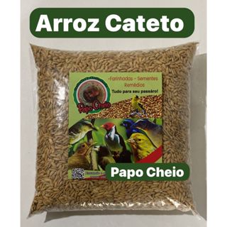 Arroz Cateto para aves e pássaros à granel 500g em Oferta na Shopee