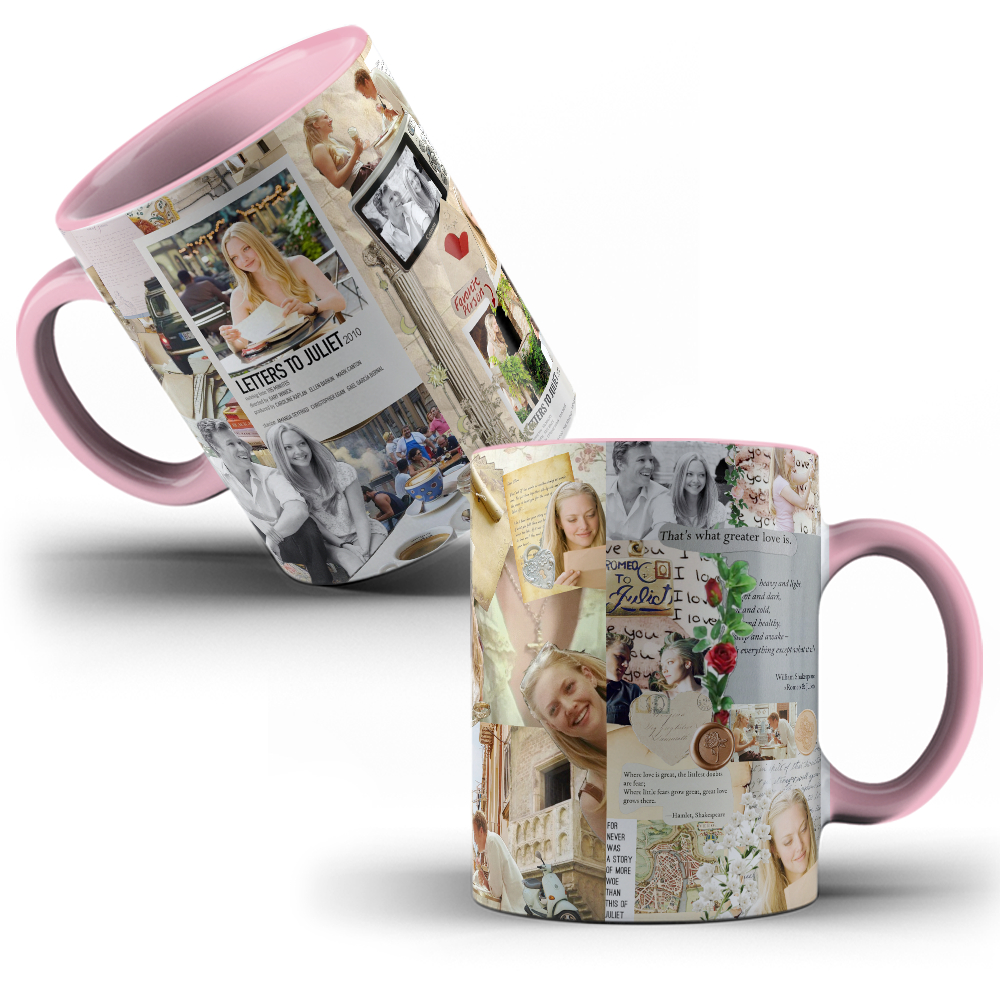 Caneca de Porcelana Filme Cartas Para Julieta Fotos
