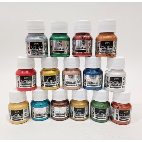 PÁTINA CERA METÁLICA GLIART (PASTA METÁLICA) - 37g - UNIDADE em Oferta na Shopee