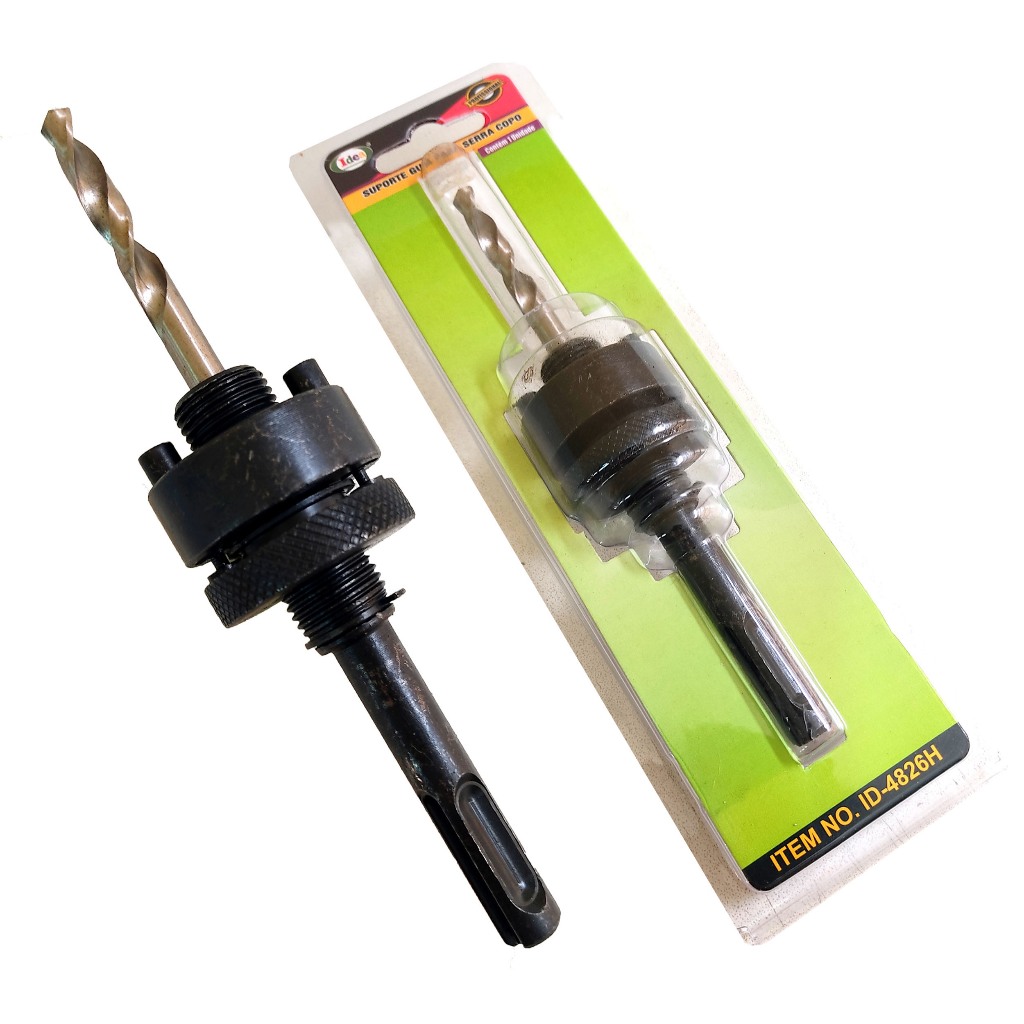 Suporte Guia P/serra Copo De Aço Encaixe Sds Plus 32 A 210mm