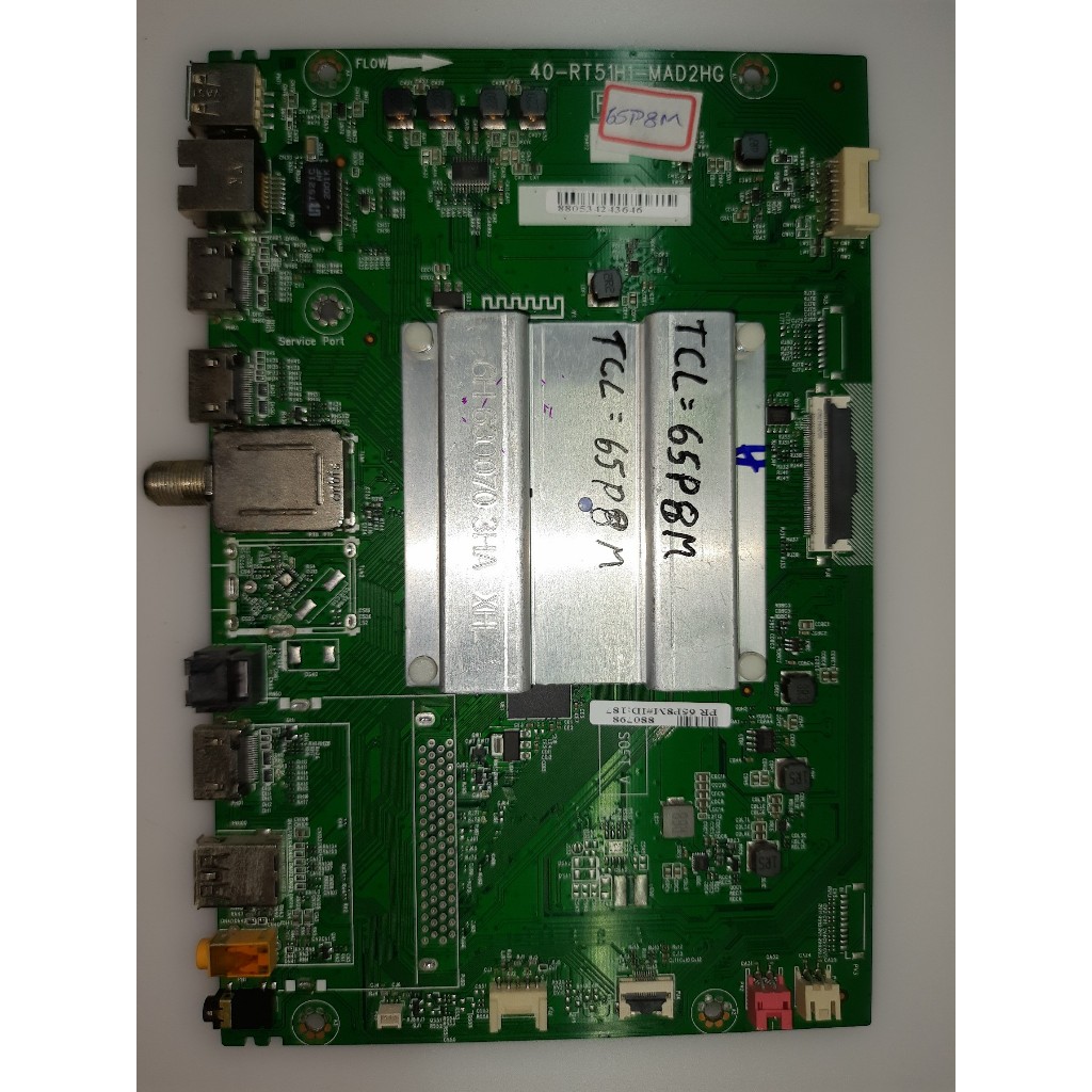 placa principal tv tcl 65p8m / 40-rt51h1-mad2hg