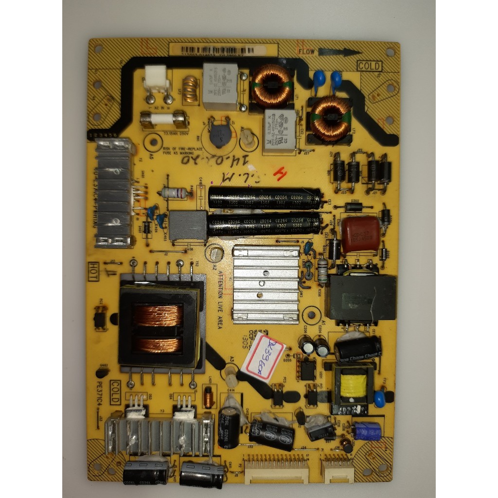 placa da fonte tv sti dl3960a / 40-e371c4-pwh1xg