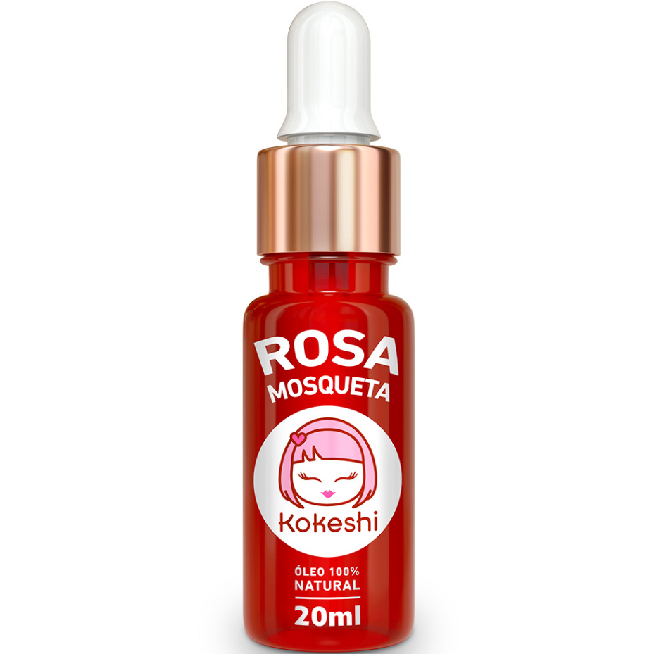 Óleo de Rosa Mosqueta 100% Puro 20 ML - Kokeshi Cosméticos