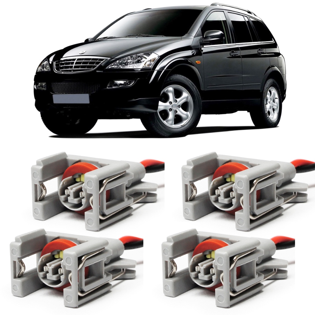 Plug Bico Injetor Ssangyoung Actyon Kyron 2.0 Diesel - 4 X