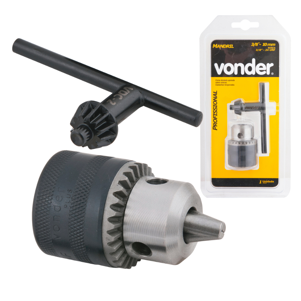 Mandril 3/8 Original 1,5 Á 10mm+ Chave P/ Furadeira em Oferta na Shopee