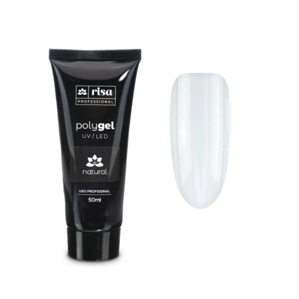 Polygel Hipoalergênico Uv/led Risa 50ml Cores variadas
