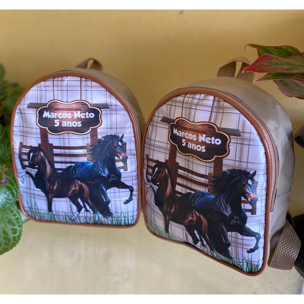 Mochila Infantil Tema Cavalo: Onde Comprar | BuscaProdutos