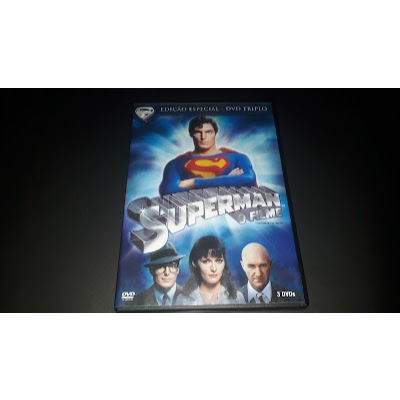 DVD Triplo Edição Especial Superman O Filme Dublagem Clássica