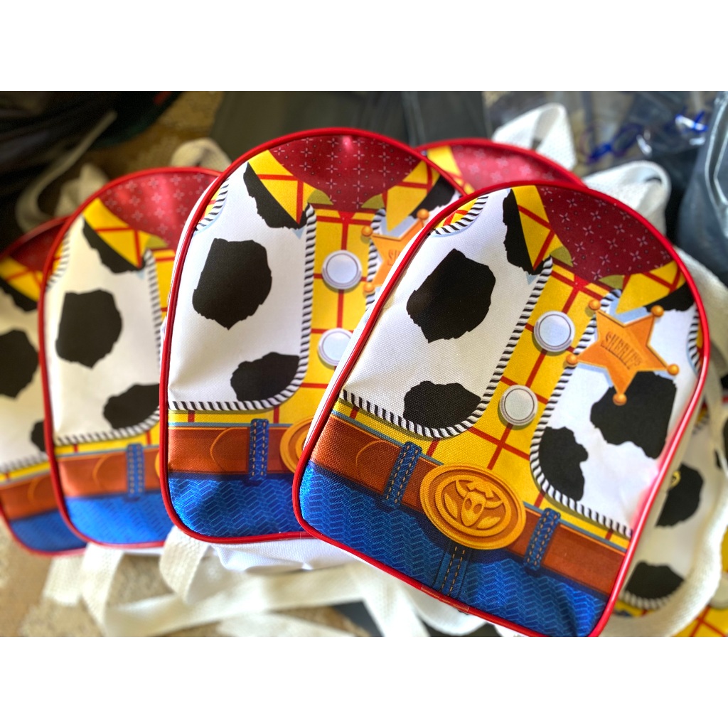 10 Mochilas Personalizadas Tema Toy Story, lembrancinha aniversario, mochilinha personalizada