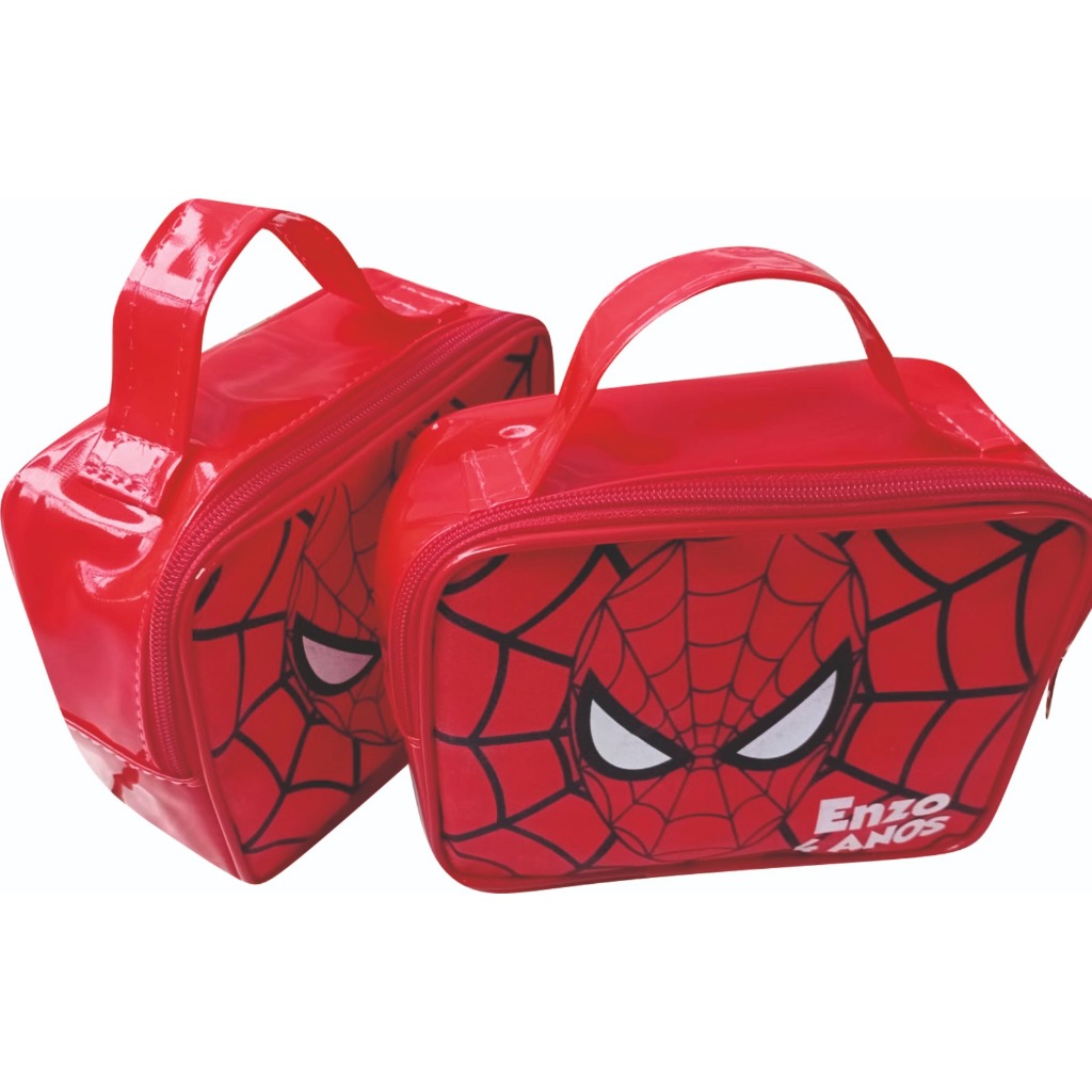10 maletas Homem aranha personalizadas para lembrancinha de aniversario infantil, mochila homem aranha , lembrancinha