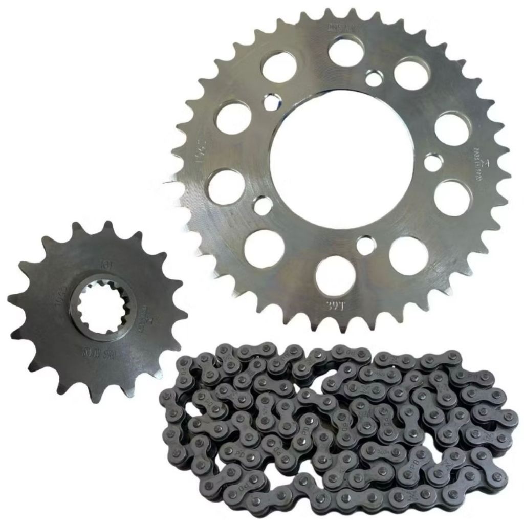 Kit Relação Completo Corrente Coroa Pinhão Gs 500 Suzuki 98/08