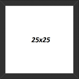 Moldura Quadro 25x25 com Vidro Moldura laqueada em Oferta na Shopee