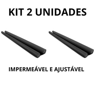 Veda Porta Ajustável Protetor Rolinho Impermeável sem Costura 80cm 90 cm 100cm