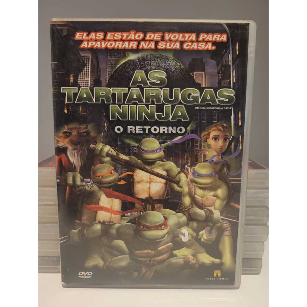 AS TARTARUGAS NINJA - O RETORNO - DVD - Original