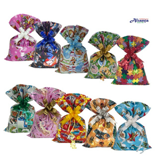 50 Sacos de presente 45x59cm BOPP Pérola em Oferta na Shopee