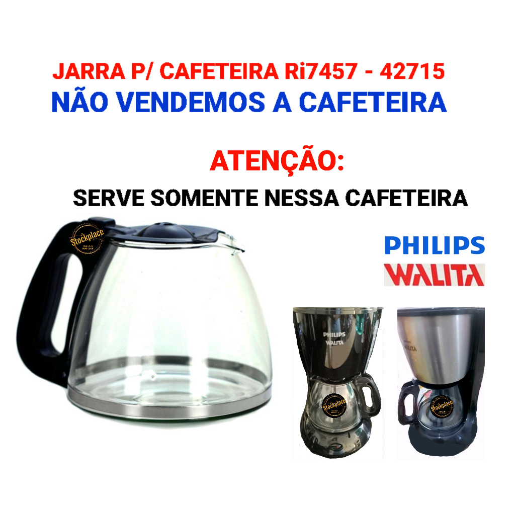 Jarra Compatível Cafeteira Philips/Walita Ri7457 42715