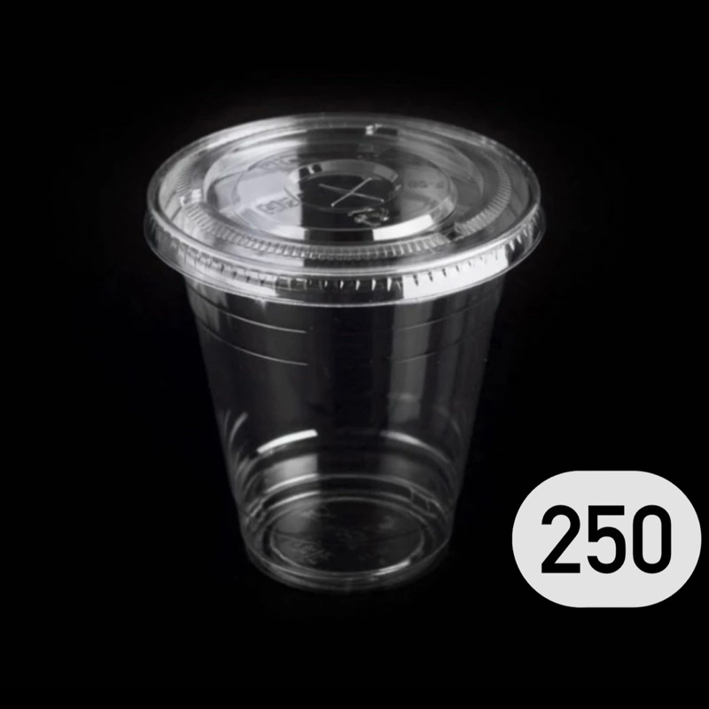 50~250 copo  pote tampa reta sem furo 380 ml pet copo para salada de fruta ( Chocobraz )