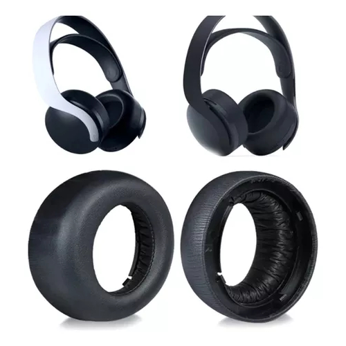 Par Almofadas Espumas Compatível Sony Wireless Ps5 Pulse 3d