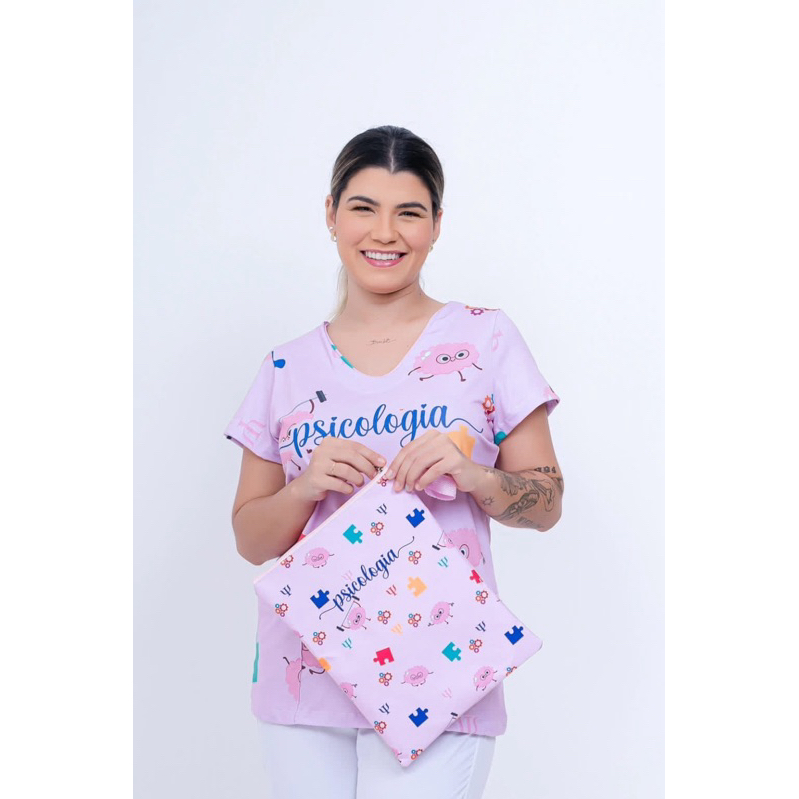 Porta Jaleco Psicologia Bolsa Porta Lapis