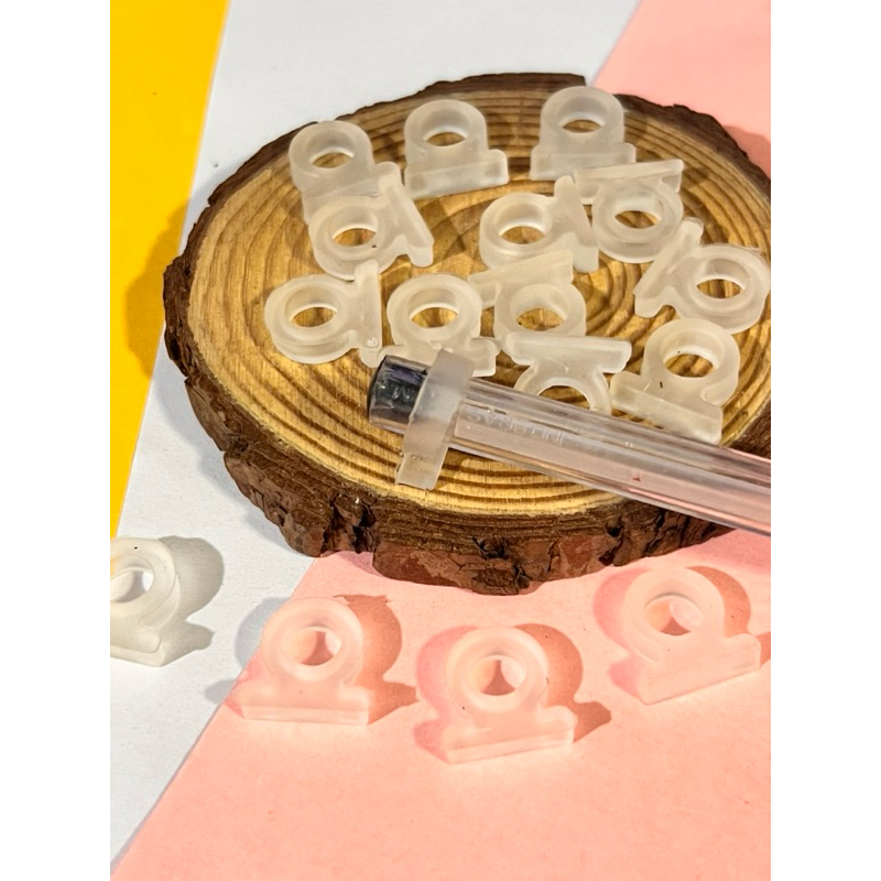 Apliques Emborrachados Adaptador de Lápis Caneta Kit Com 100 Un em Oferta na Shopee