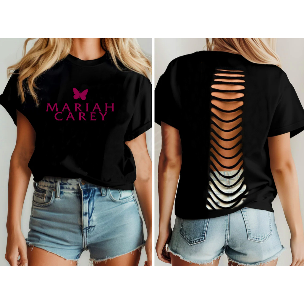 Camiseta Mariah Carey Butterfly Camiseta Feminina