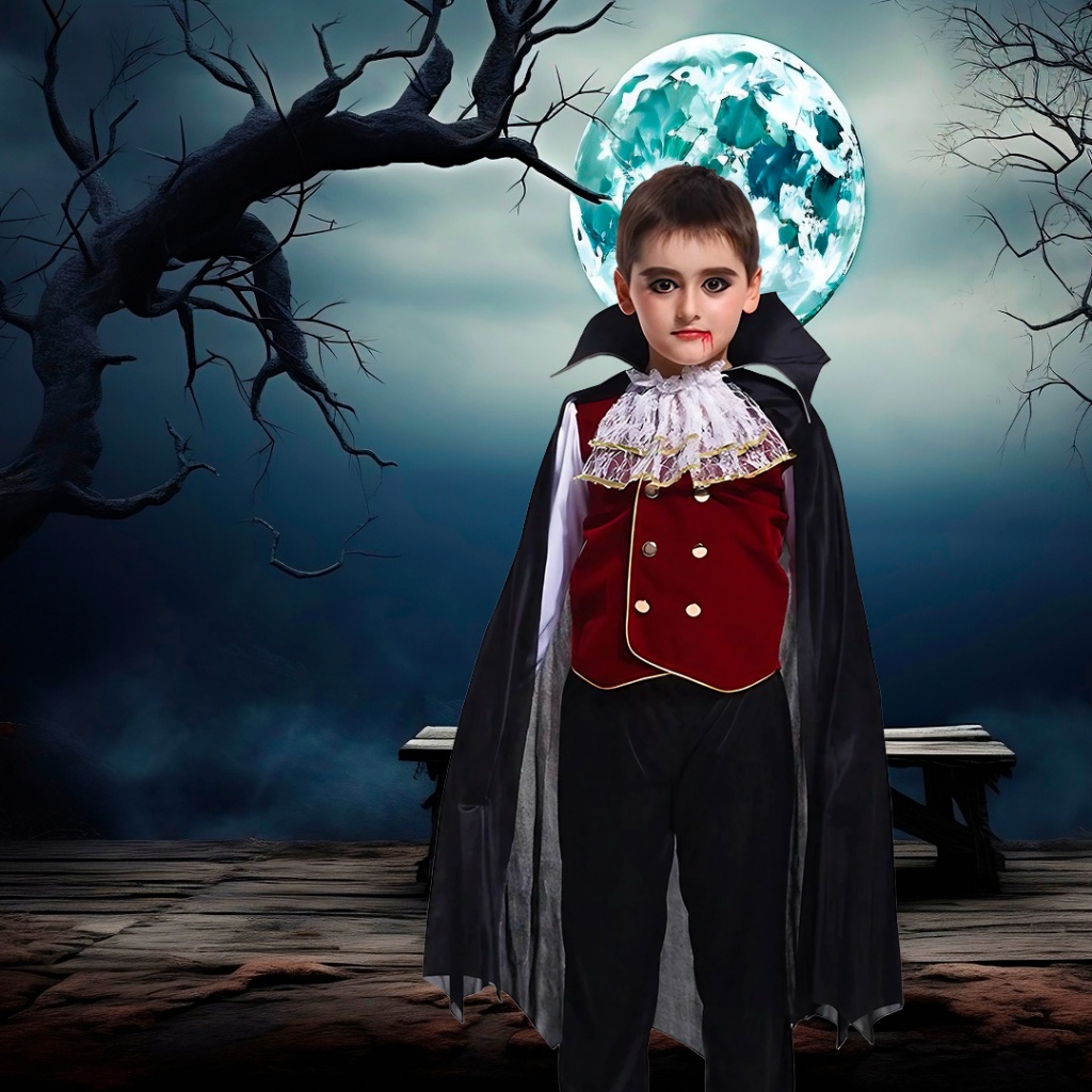 Fantasia de Vampiro Infantil em Oferta | Shopee Brasil 2024